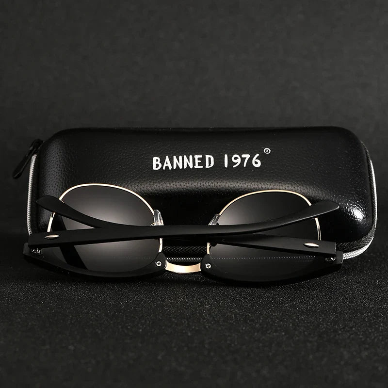Skanto | Klassische UV400 HD Polarisierte Sonnenbrille Unisex Retro Fahrmodus