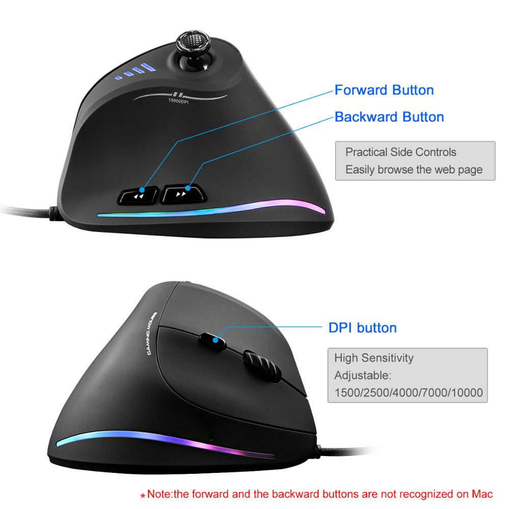 Skanto | Programmierbare ergonomische RGB Game Master Maus