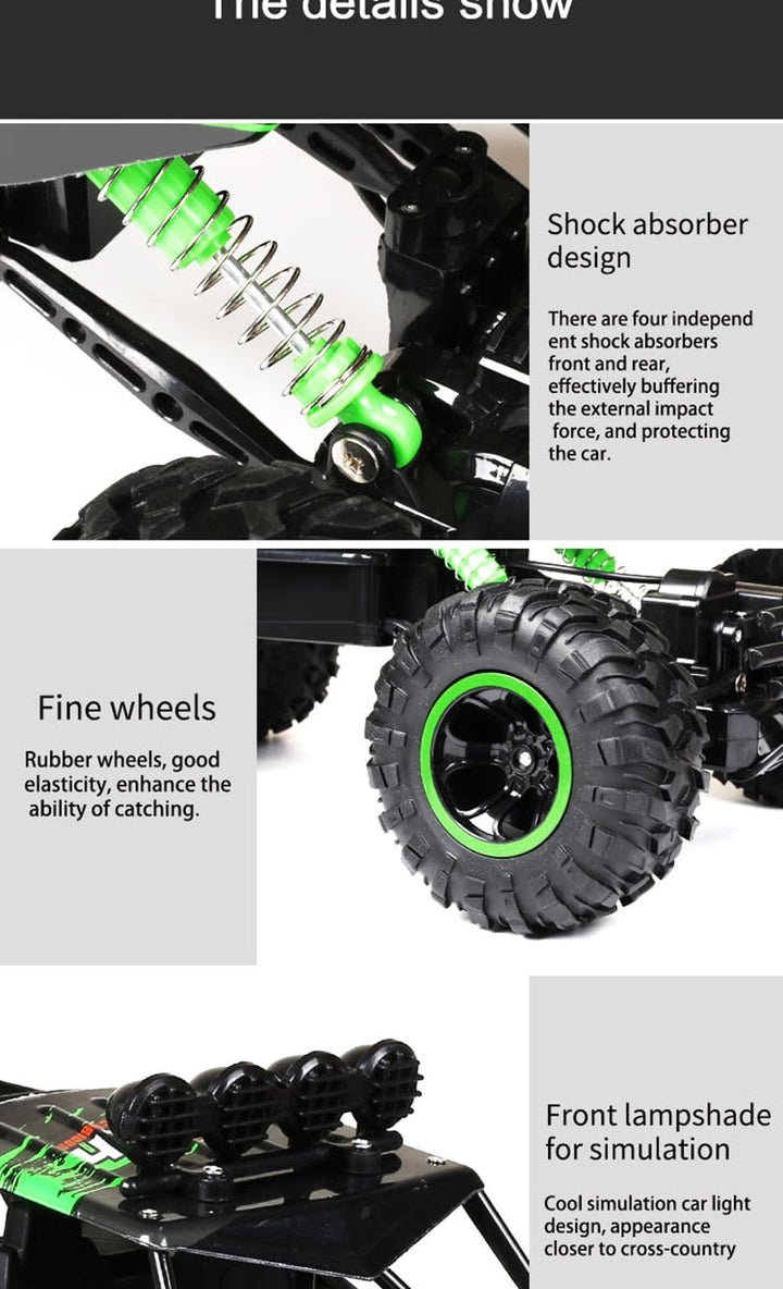 Skanto | Ferngesteuertes Auto 4x4 Rock Crawler Monstertruck