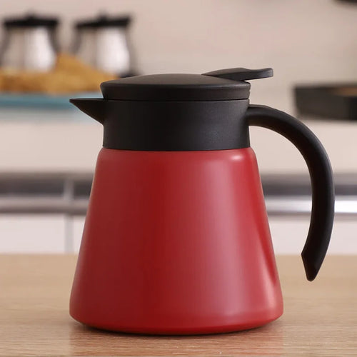 Skanto | ThermoBrew Isolierkanne | Edelstahl 304 | Doppelwandig & Vakuumisoliert | 6h Heiß / 12h Kalt | 0,5 L