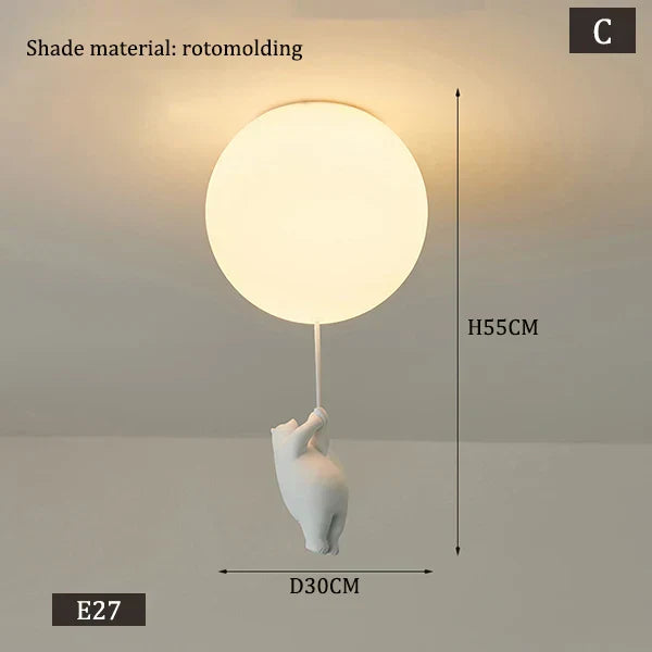 Skanto | Hängende Bärenballon-Lampe