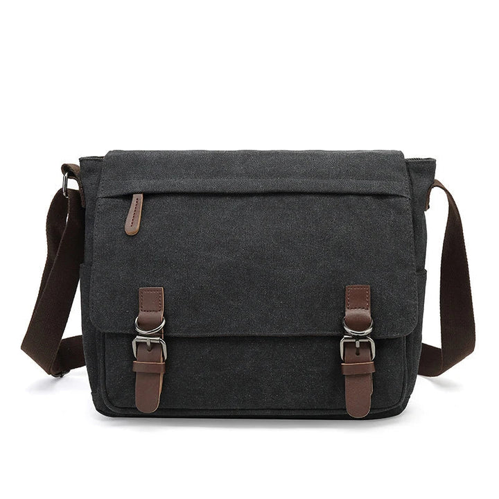 Skanto | Carlos – Robuste Herren-Tasche für den täglichen Gebrauch | Strapazierfähige Canvas-Umhängetasche