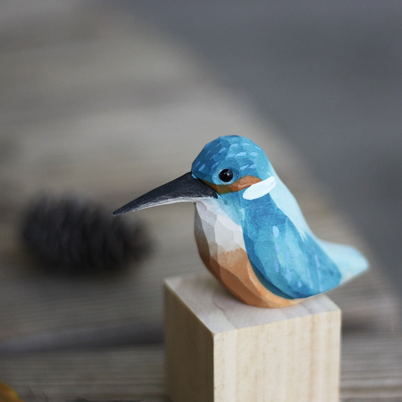 Skanto | NordicFeathers - Elegante Holz-Vogelskulpturen