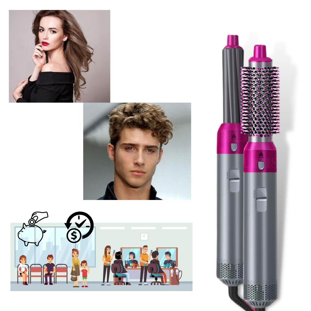 5-in-1 Glätteisen-Set