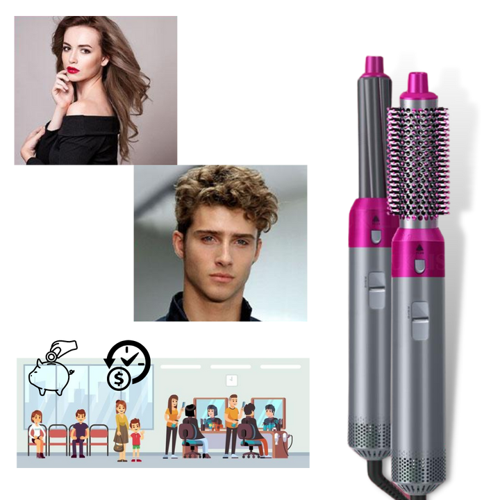 5-in-1 Glätteisen-Set