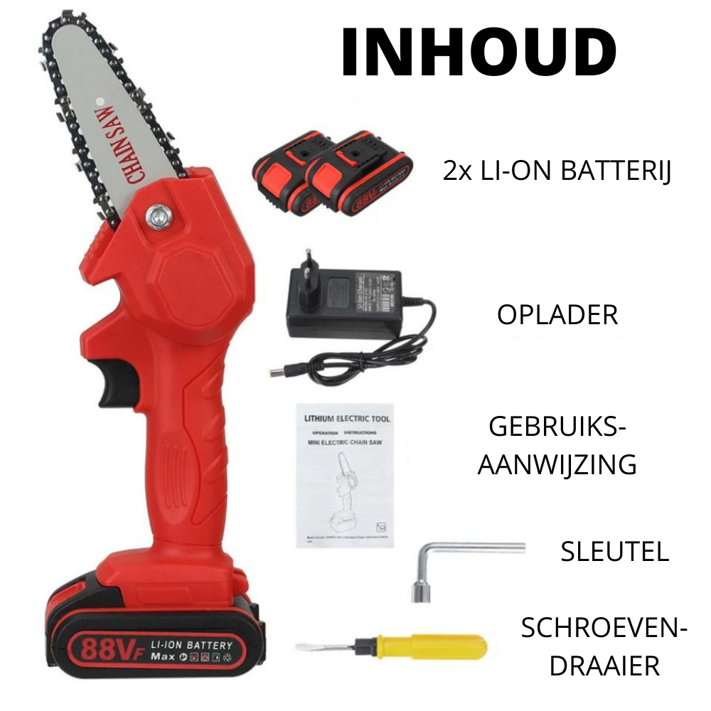 Skanto HandyPRO Akku-Kettensäge | Effizientes und schnelles Schneiden und Sägen!