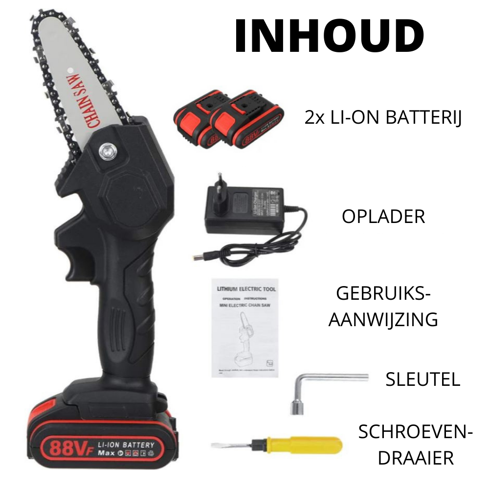 Skanto HandyPRO Akku-Kettensäge | Effizientes und schnelles Schneiden und Sägen!