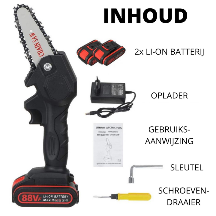 Skanto HandyPRO Akku-Kettensäge | Effizientes und schnelles Schneiden und Sägen!