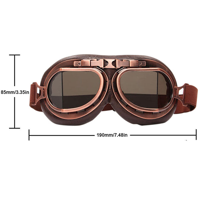 Skanto | Vintage Steampunk Motorradbrille
