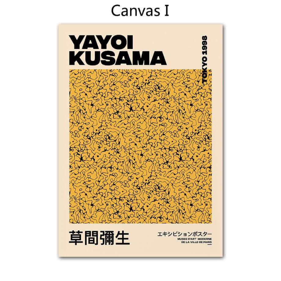 Skanto | Yayoi Kusama Abstraktes Premium Poster