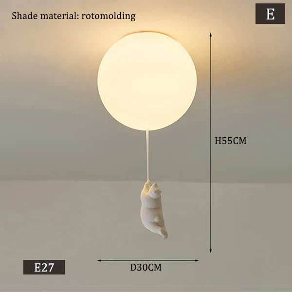Skanto | Hängende Bärenballon-Lampe