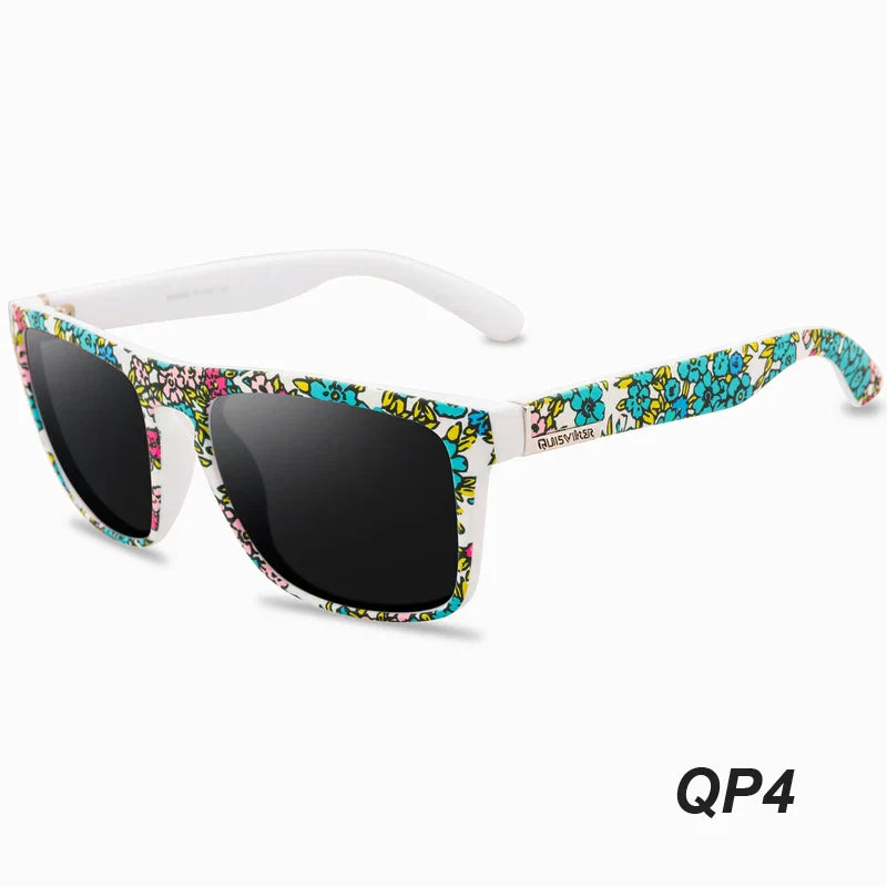 Skanto | QUISVIKER Polarisierte Sportsonnenbrille für Herren und Damen – Ideal zum Angeln, Camping, Wandern und Autofahren – UV-Schutzbrille