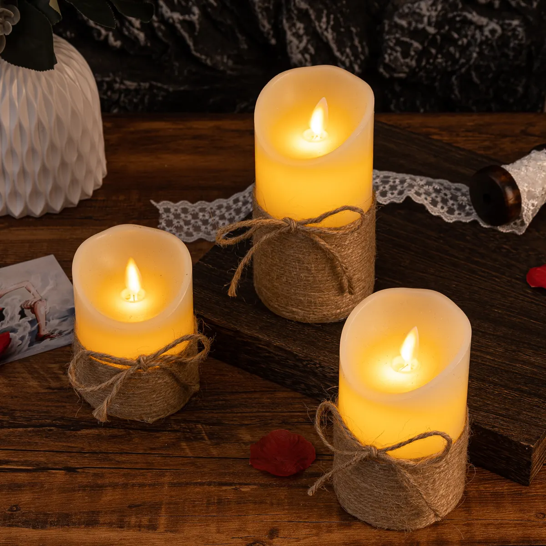 Skanto | Flammenlose Blockkerzen