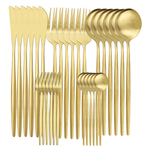 Skanto | Hochwertiges Edelstahl-Besteckset für 6 Personen – Elegante Besteckkollektion