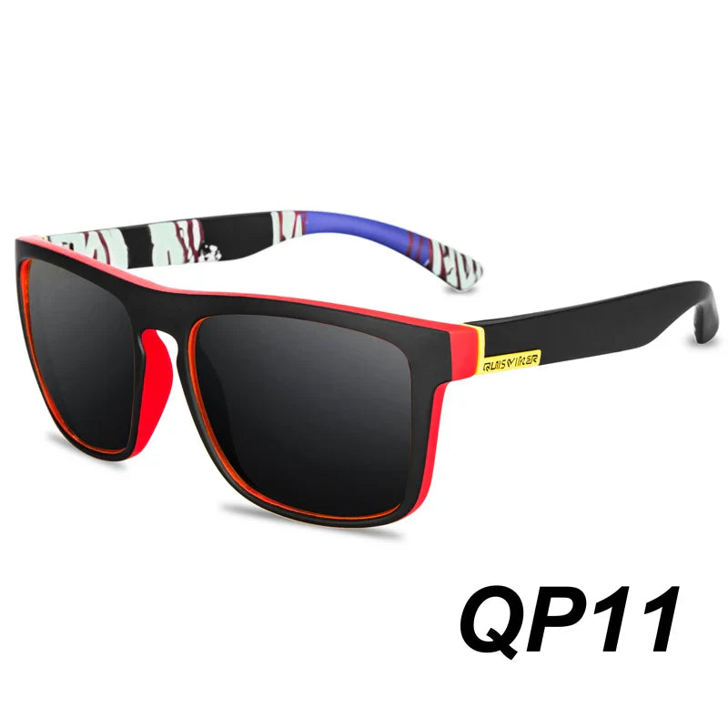 Skanto | QUISVIKER Polarisierte Sportsonnenbrille für Herren und Damen – Ideal zum Angeln, Camping, Wandern und Autofahren – UV-Schutzbrille