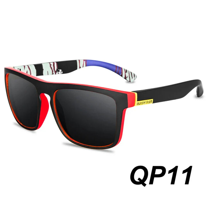 Skanto | QUISVIKER Polarisierte Sportsonnenbrille für Herren und Damen – Ideal zum Angeln, Camping, Wandern und Autofahren – UV-Schutzbrille
