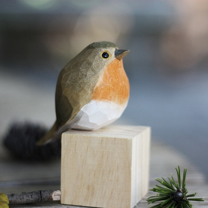Skanto | NordicFeathers - Elegante Holz-Vogelskulpturen