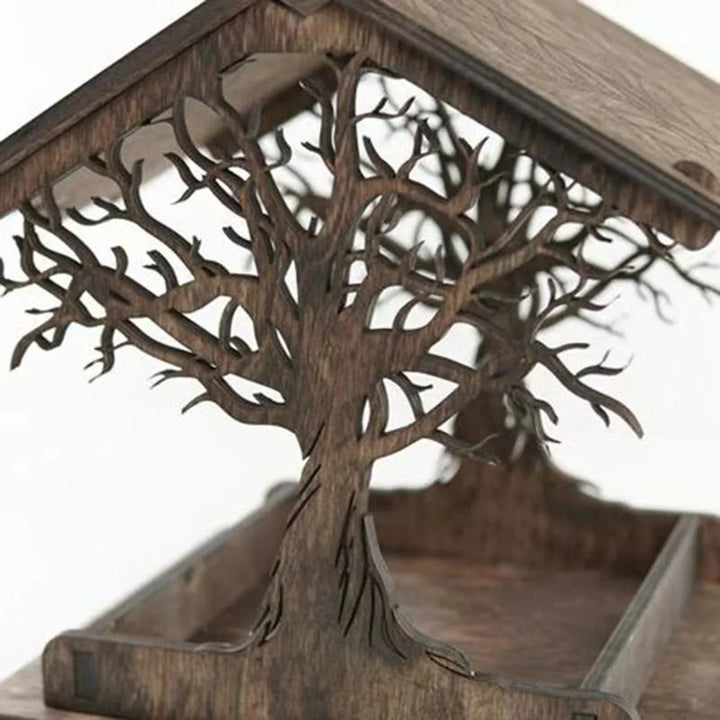 Skanto | Rustikales Vogelhaus aus Holz