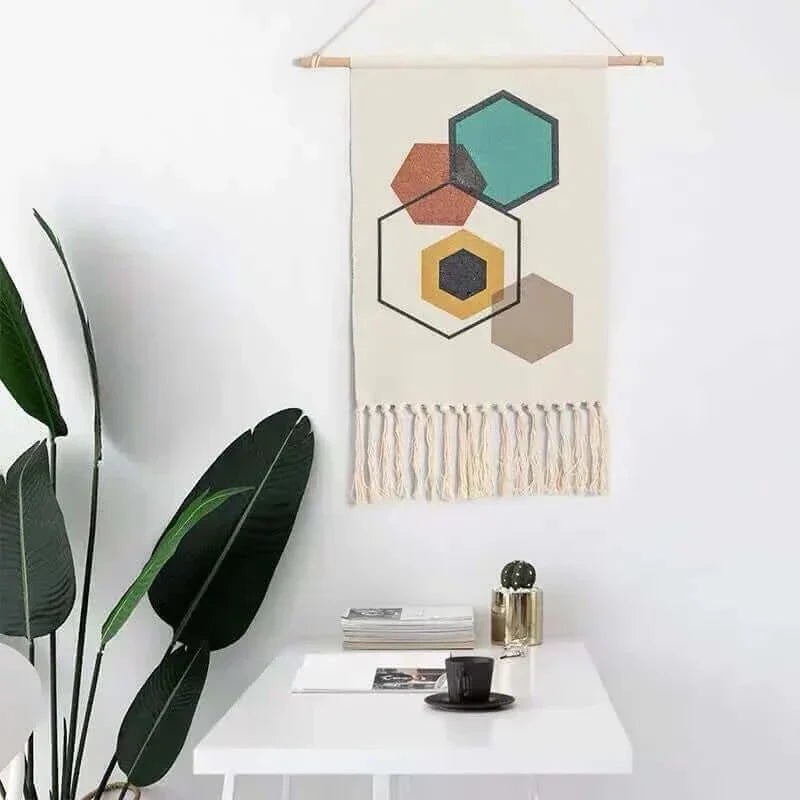 Skanto | Makramee Wandteppich aus Baumwolle