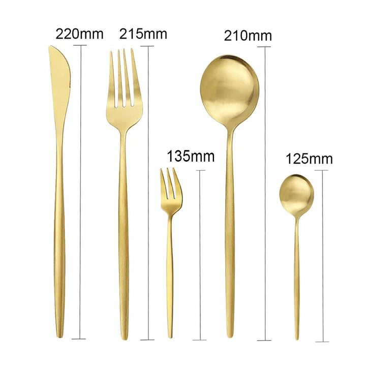 Skanto | Hochwertiges Edelstahl-Besteckset für 6 Personen – Elegante Besteckkollektion