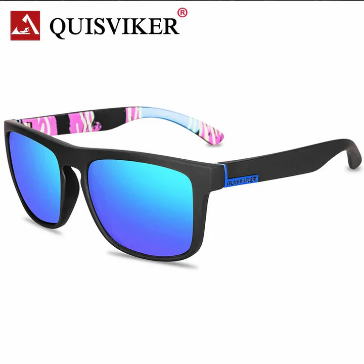 Skanto | QUISVIKER Polarisierte Sportsonnenbrille für Herren und Damen – Ideal zum Angeln, Camping, Wandern und Autofahren – UV-Schutzbrille