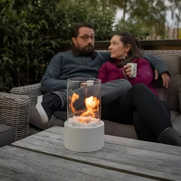 Tragbare Mini-Feuerschale – Dekorativer Tischkamin für Terrasse und Garten | Norvo