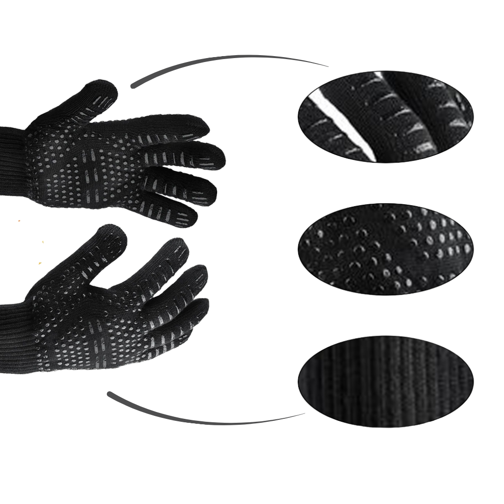 Hitzebeständige Grillhandschuhe (1 Paar)