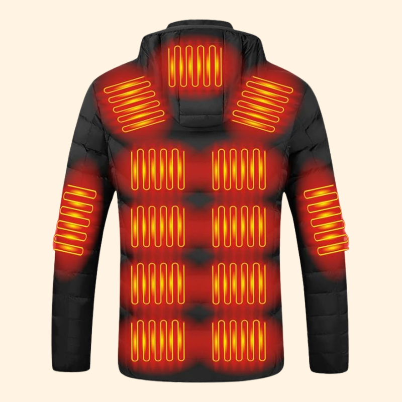 Skanto | Beheizbare Jacke für Damen und Herren – Beste wiederaufladbare beheizbare Pufferjacke, leichte batteriebeheizte Winterjacke UK