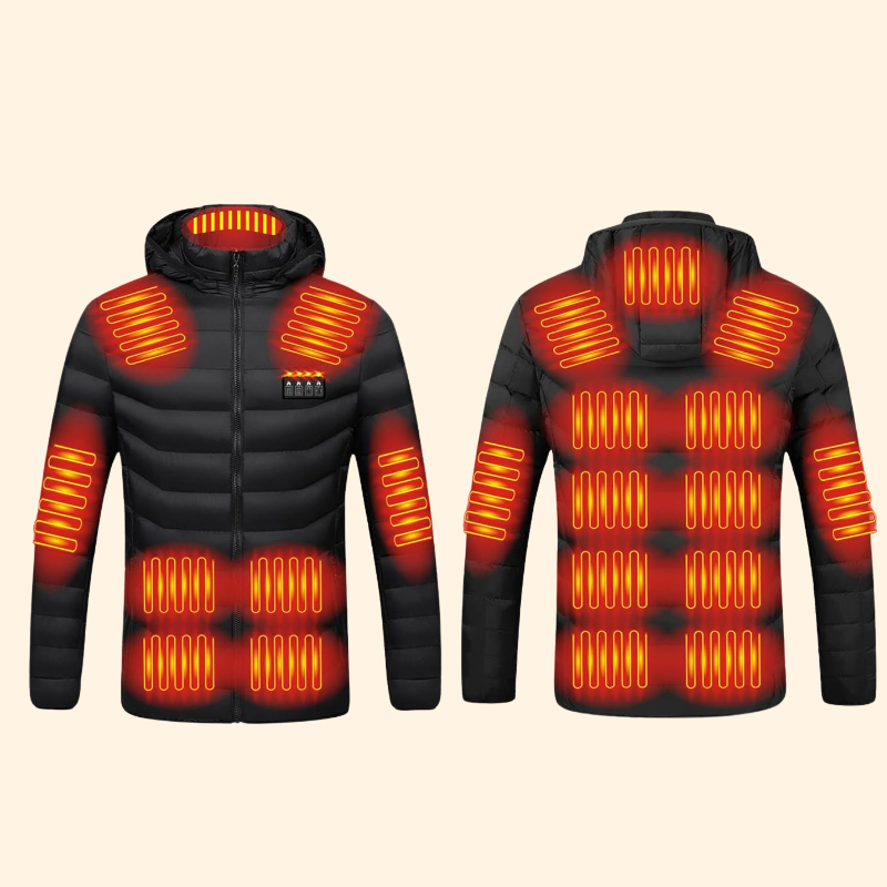 Skanto | Beheizbare Jacke für Damen und Herren – Beste wiederaufladbare beheizbare Pufferjacke, leichte batteriebeheizte Winterjacke UK