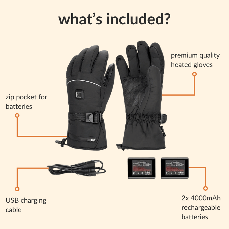 Skanto | Winterfeste beheizbare Handschuhe – Ideal für Outdoor-Aktivitäten