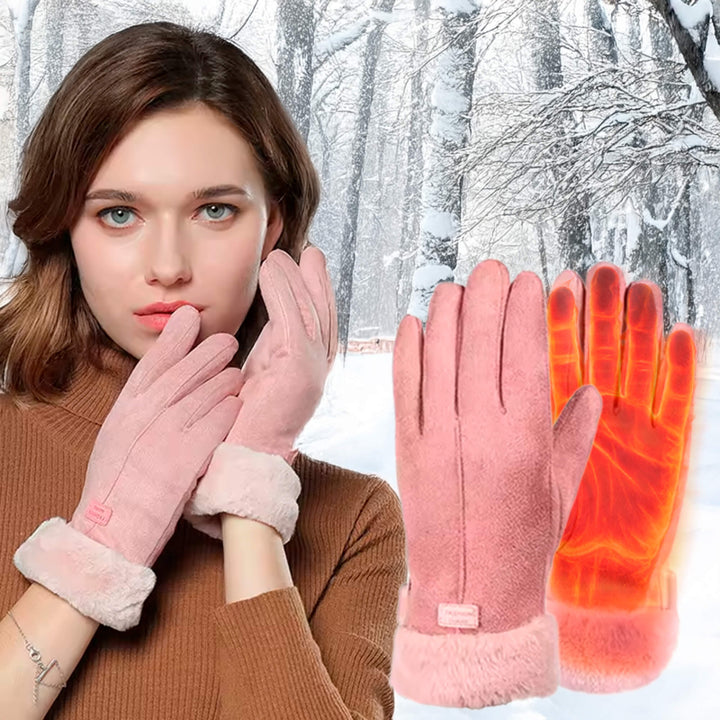Skanto | Beheizte Handschuhe für Damen UK – Thermische wasserdichte Winterhandschuhe für Damen mit Touchscreen & USB-wiederaufladbarem warmem Design