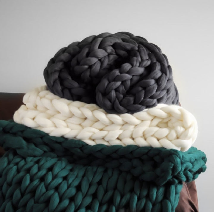 Skanto | Grobstrickdecke