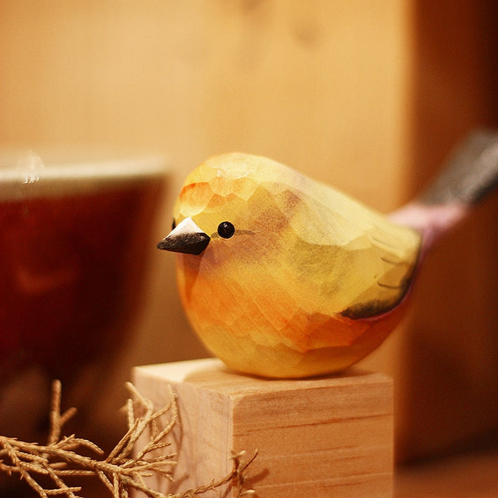 Skanto | NordicFeathers - Elegante Holz-Vogelskulpturen