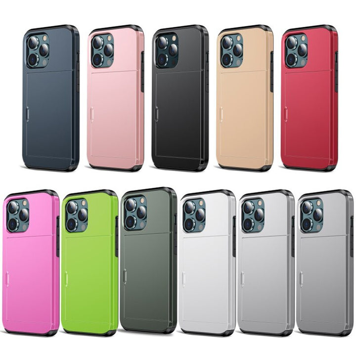 Skanto | Business Armor Slide Wallet iPhone Hülle