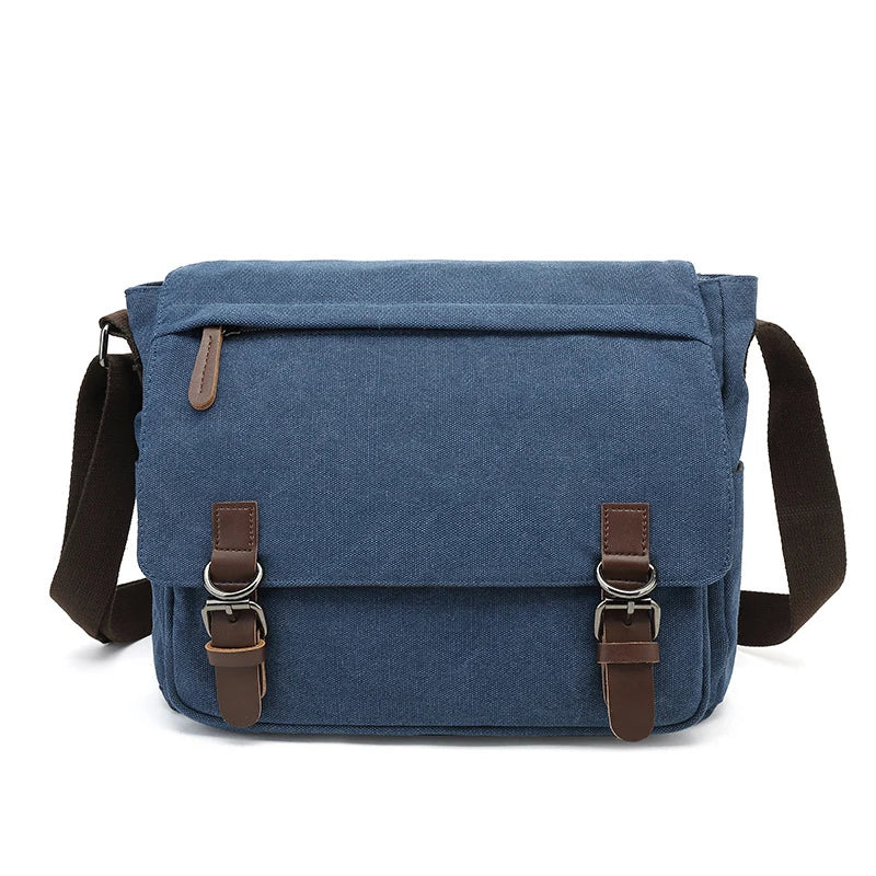 Skanto | Carlos – Robuste Herren-Tasche für den täglichen Gebrauch | Strapazierfähige Canvas-Umhängetasche