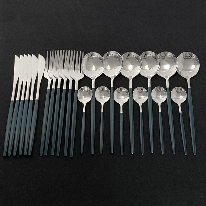Skanto | RoyalGlimmer Gold-Besteckset – Gold-Besteckset für eine luxuriöse Tischdekoration