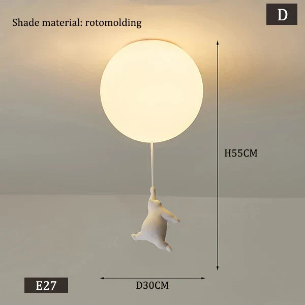 Skanto | Hängende Bärenballon-Lampe