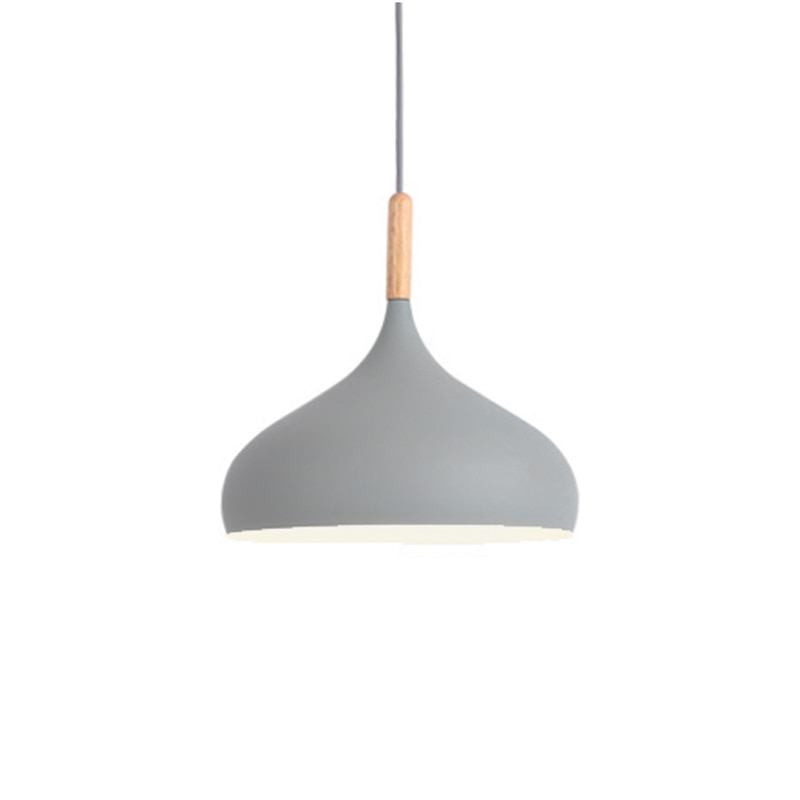 Skanto | Talon – Moderne tropfenförmige Pendelleuchte aus Holz im skandinavischen Stil