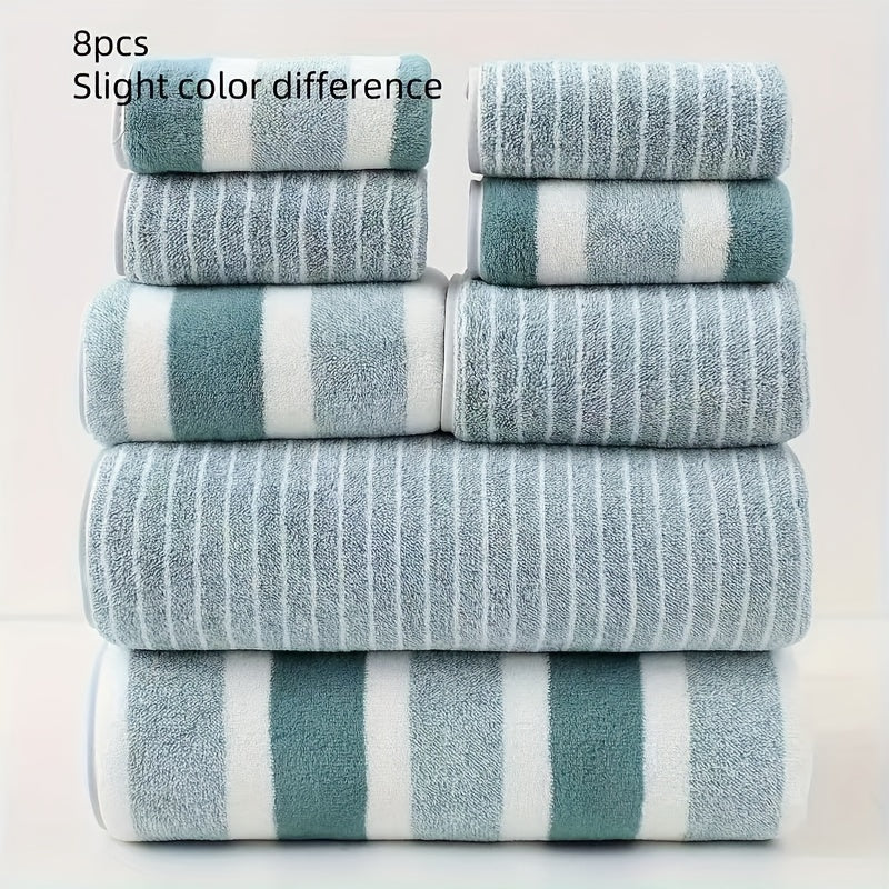 Skanto | VeluSoft 8-teiliges Korallenfleece-Handtuchset