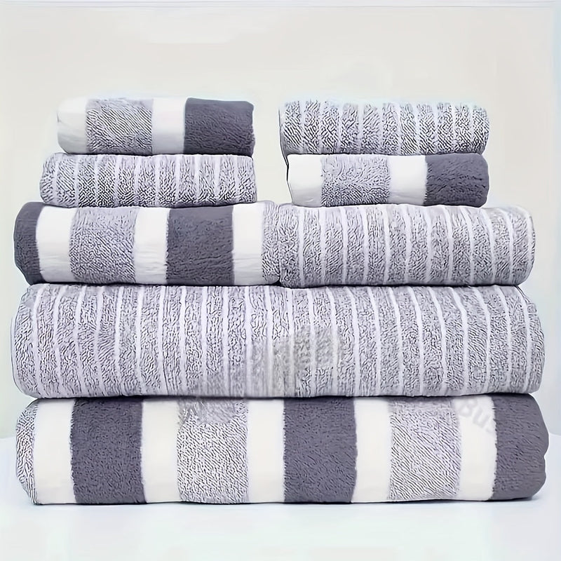 Skanto | VeluSoft 8-teiliges Korallenfleece-Handtuchset