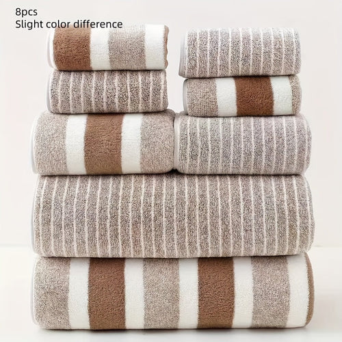 Skanto | VeluSoft 8-teiliges Korallenfleece-Handtuchset
