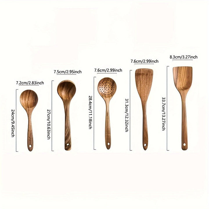 Skanto | NordicWood Küchenutensilien-Set – Nachhaltige & stilvolle Kochwerkzeuge für jede Küche