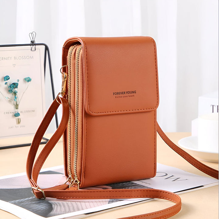 Skanto | Carry - Stilvolle Umhängetasche mit Geldbörse & Handyhalter