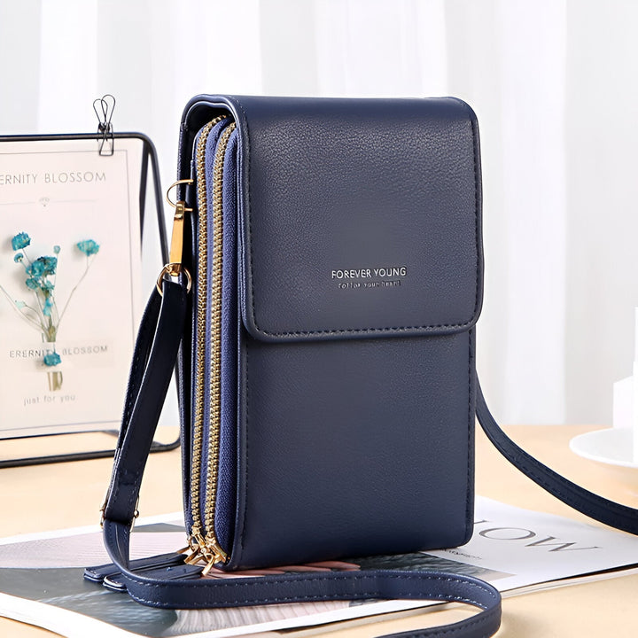 Skanto | Carry - Stilvolle Umhängetasche mit Geldbörse & Handyhalter