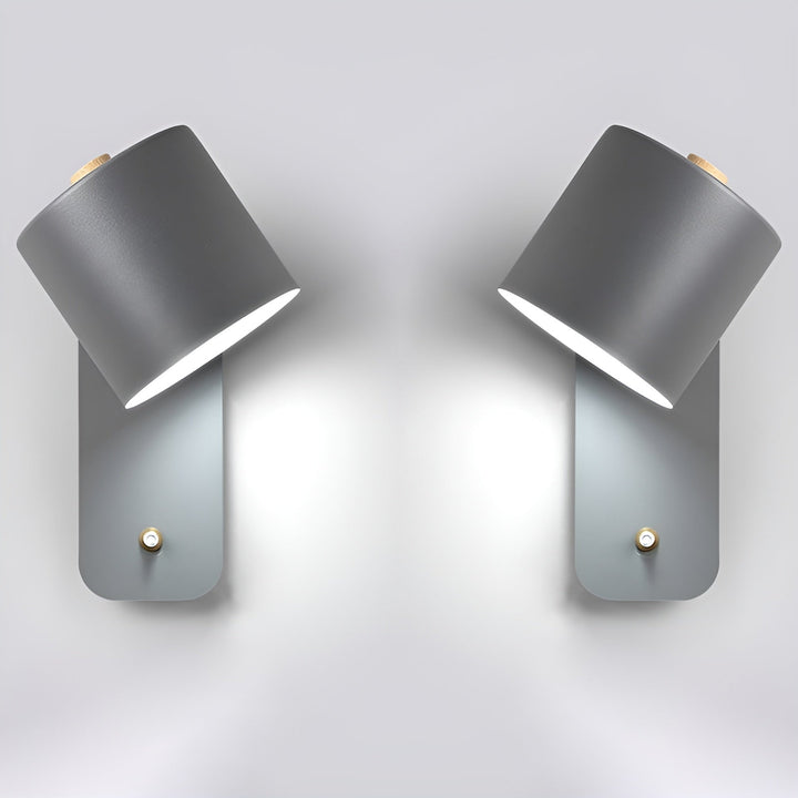 Skanto | EasyPush Wandlampe – Drehbare Mini-Zylinder-LED-Lampe