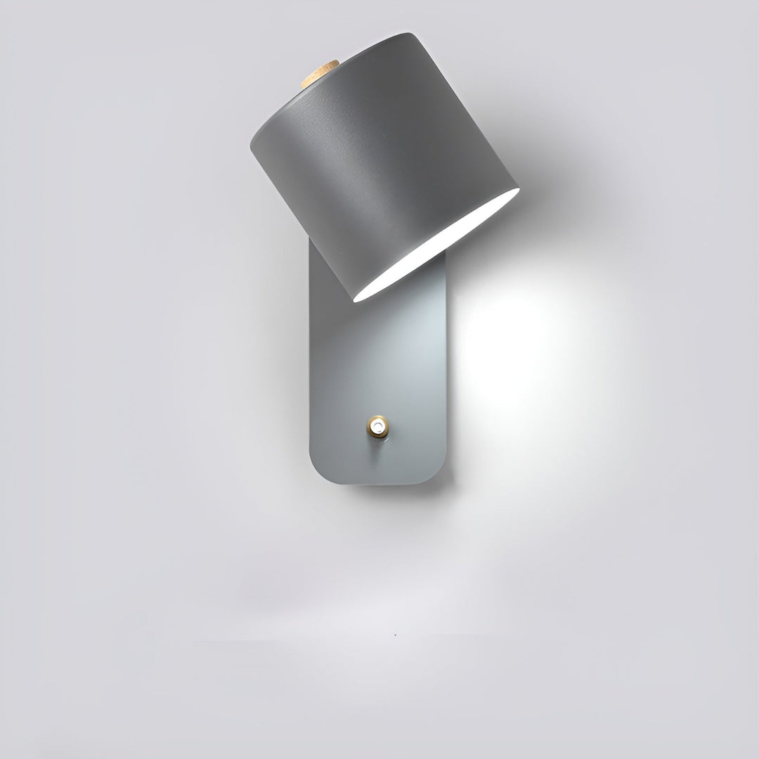 Skanto | EasyPush Wandlampe – Drehbare Mini-Zylinder-LED-Lampe