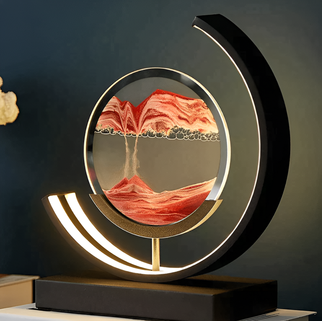 Skanto | Sand Glow - Sandlampe mit Fernbedienung & Dimmfunktionen