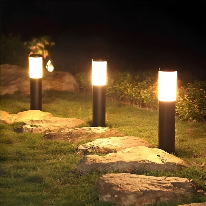 Skanto | SolarShimmer - Solar-Laterne aus Edelstahl für den Außenbereich