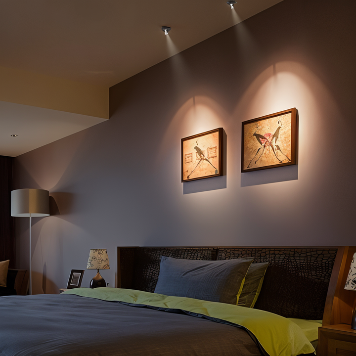 Skanto | VividBeam | Mini dimmbarer LED-Strahler | Kabellose Akzentbeleuchtung für Zuhause und Büro