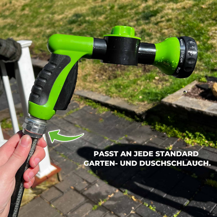 Skanto | Dusche: Hochdruck, verstellbar und schaumgefüttert für einfaches Hundebaden.